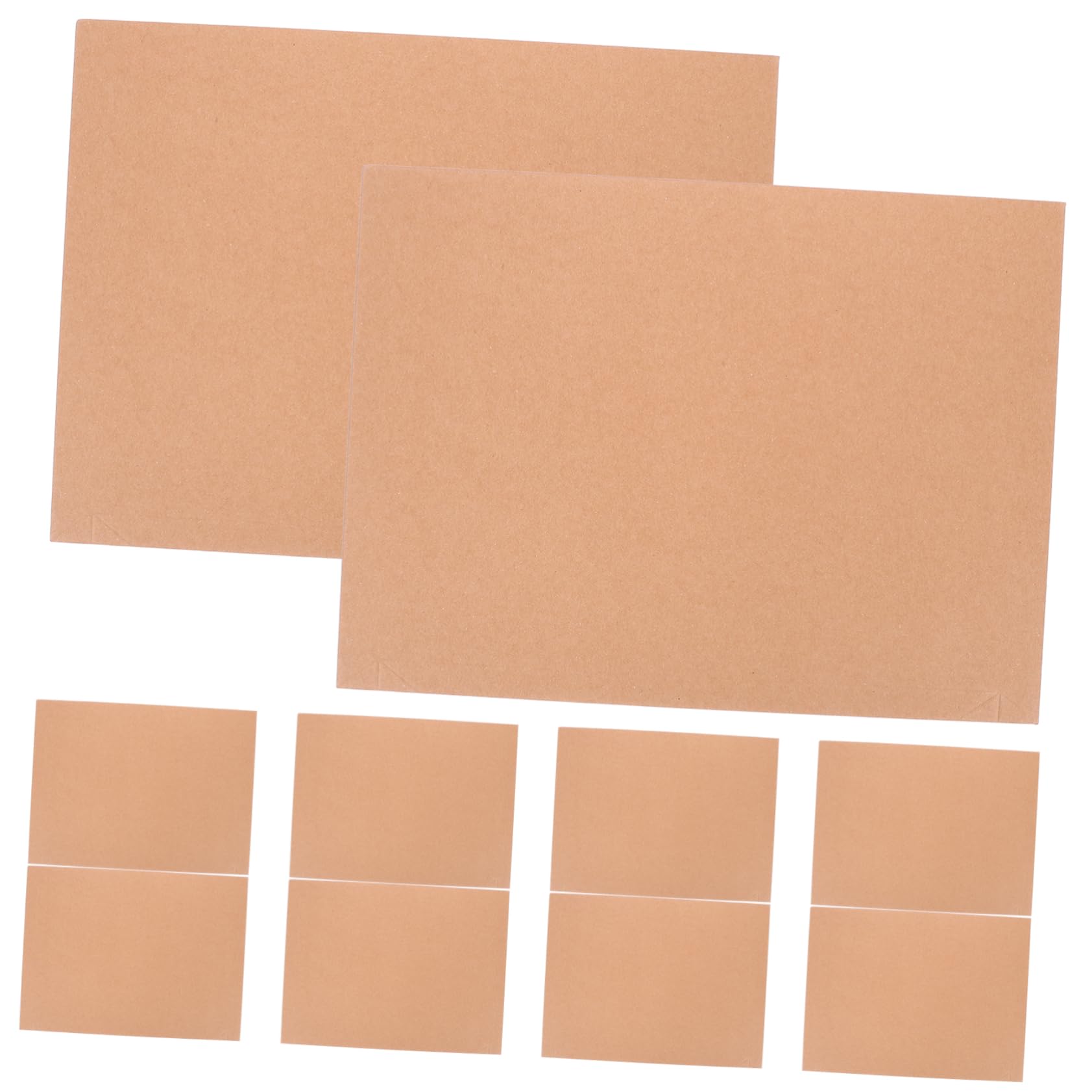 Enveloppes Rigides pour Documents 30 Pièces Papier Khaki Auto-adhésives