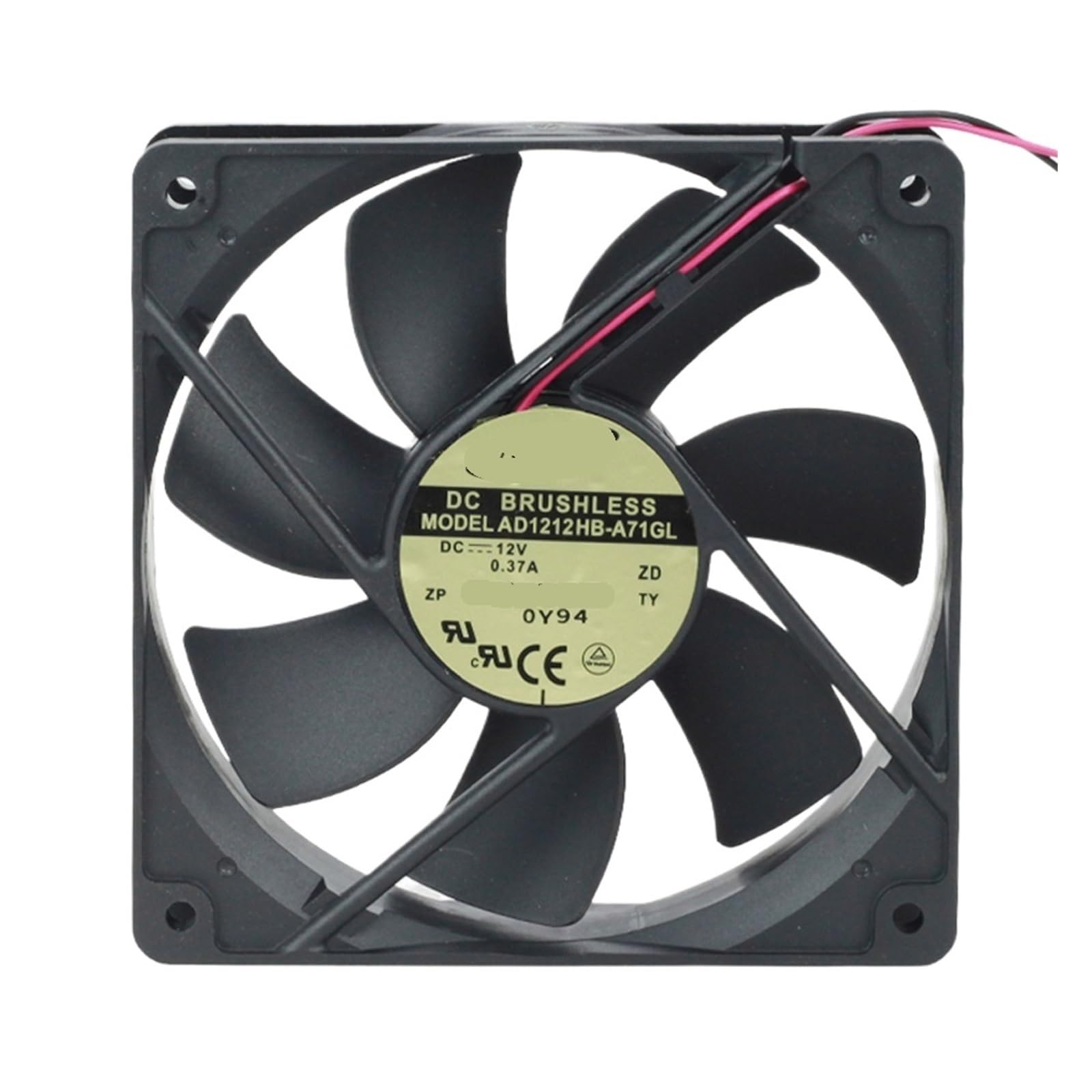 LZIKKGKI AD1212HB-A71GL 120X120X25MM 12V 0.37A 12025 DC Cooling Fan