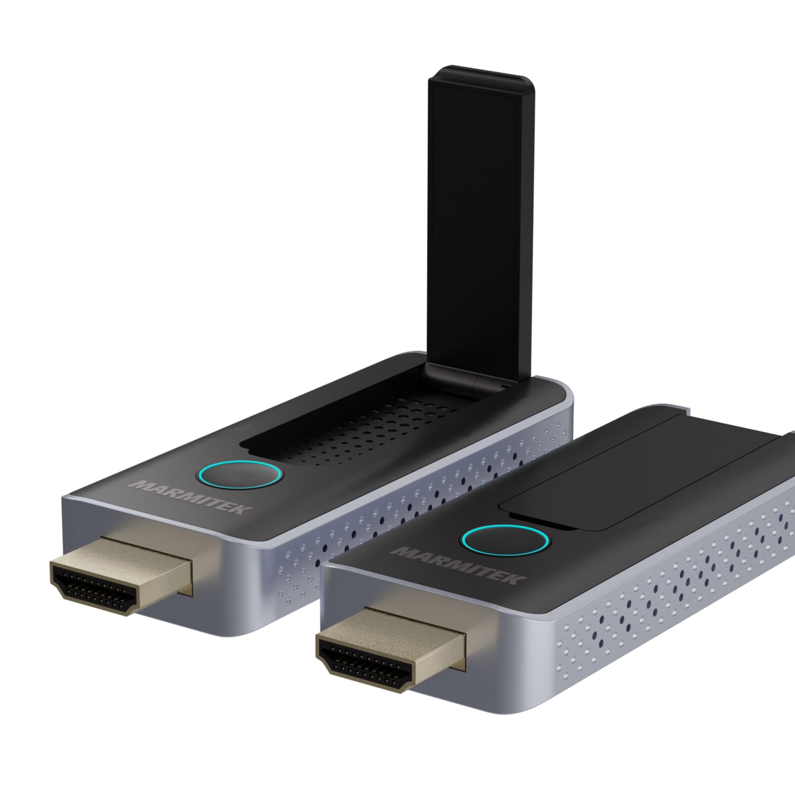 Presentación Inalámbrica HDMI - Marmitek STS2 - Presentación Powerpoint Inalámbrica - Plug and Play sin software - Compatible con Airplay y Miracast - Ampliable hasta 20 presentadores | Emisor HDMI inalámbrico para salas de reuniones con 1080p/60Hz, AirPl