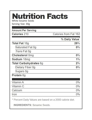 Miniatura 4 de AIVA - SEMILLAS DE SESAMO CASQUILLAS - 5 LB