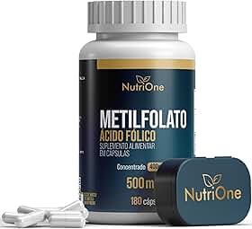 Metilfolato Concentrado 180 Cápsulas - Nutrione