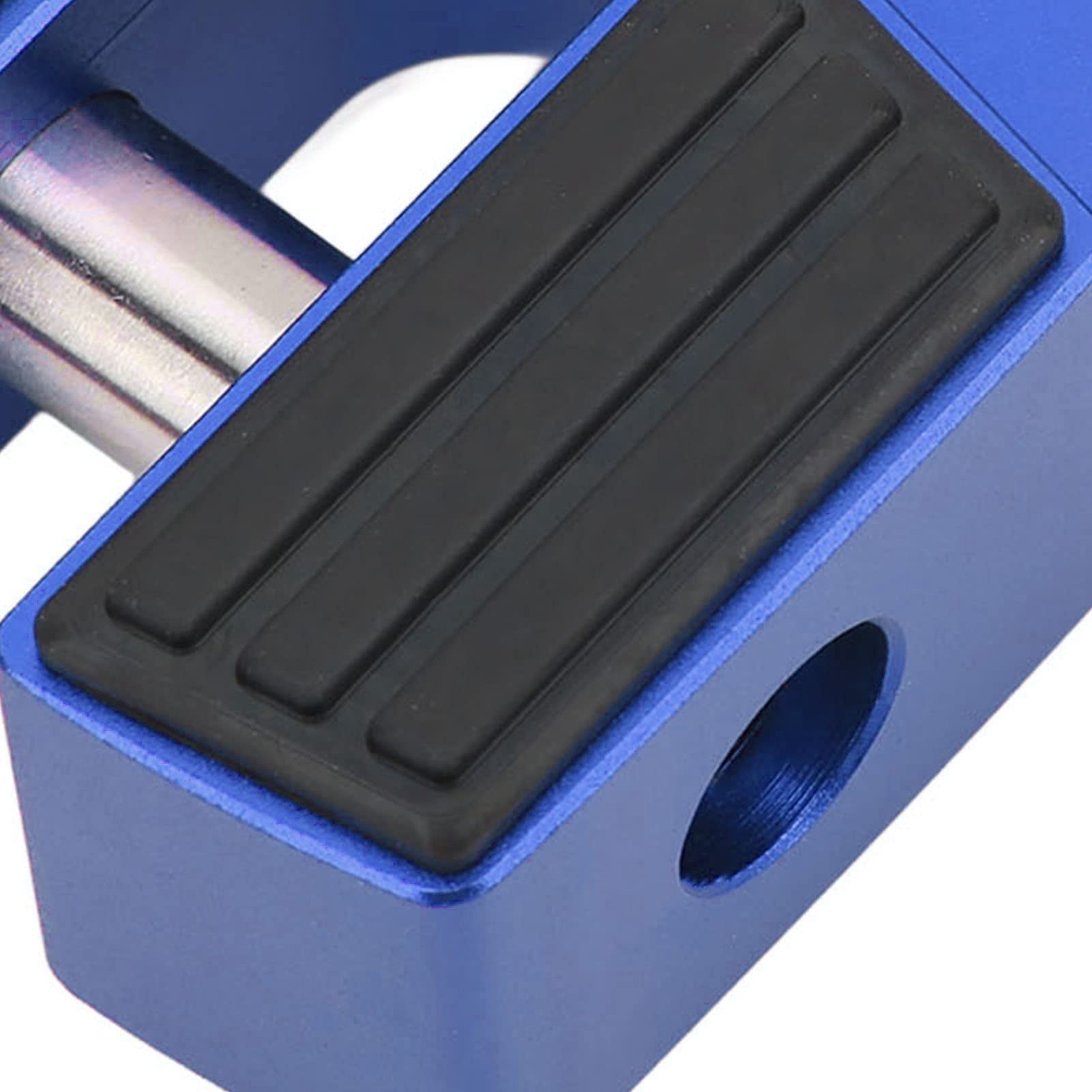 Fdit Winch Shackle Mount, Flat Towing Hook Mount Rustproof Iron Pin Aluminum Alloy High Strength for UTV for Pickup (Blue)