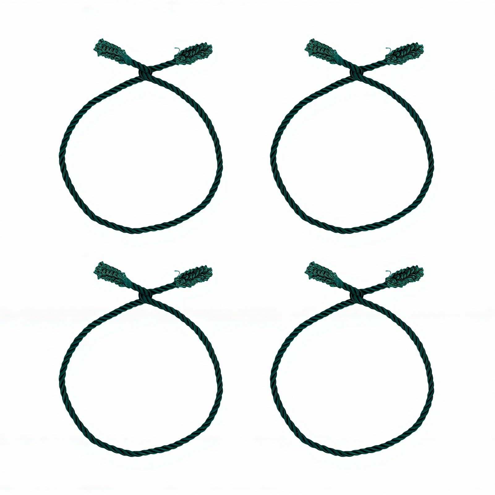Ausla Christmas Twist Ties, 36 Pièces 20 Pouces Vert (Green 36 Pcs)