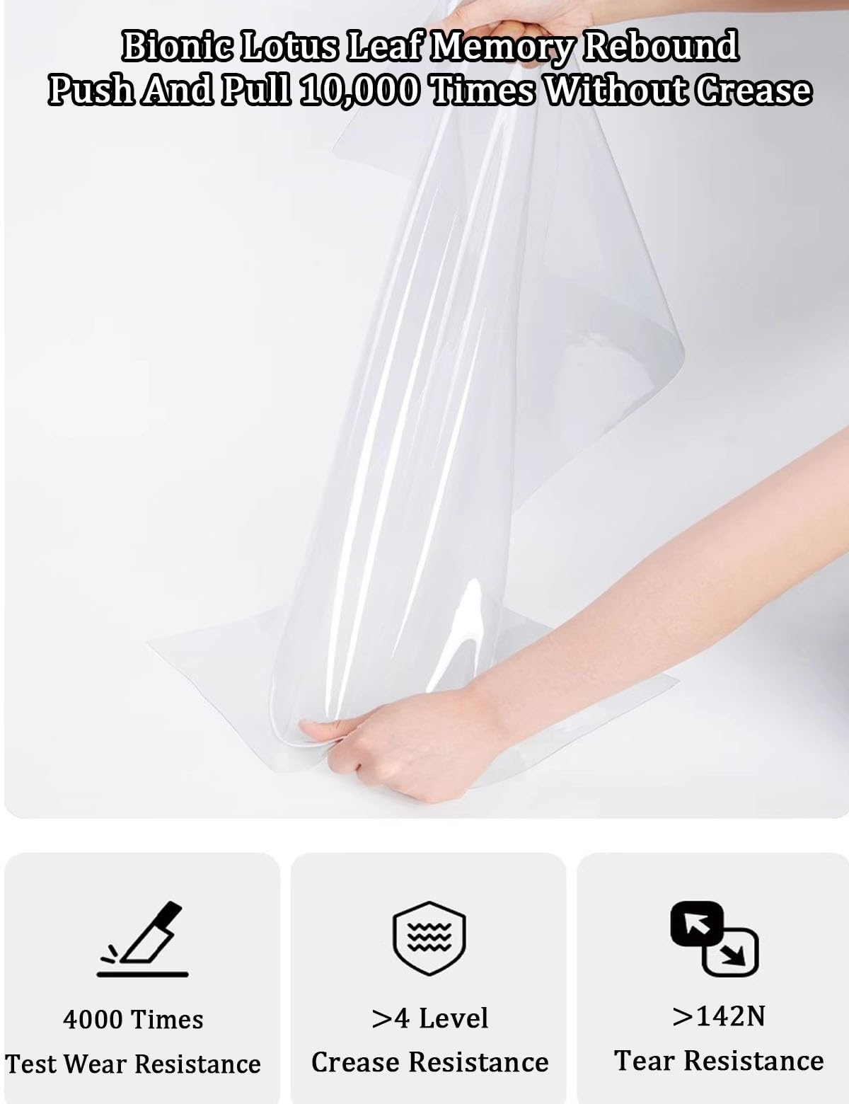 Tende Termiche Isolanti per Interni, Tenda Termica Isolante Freddo e Caldo PVC Trasparente, Tenda per Porta Ingresso con Asta Telescopica, Porta Inverno Impermeabile