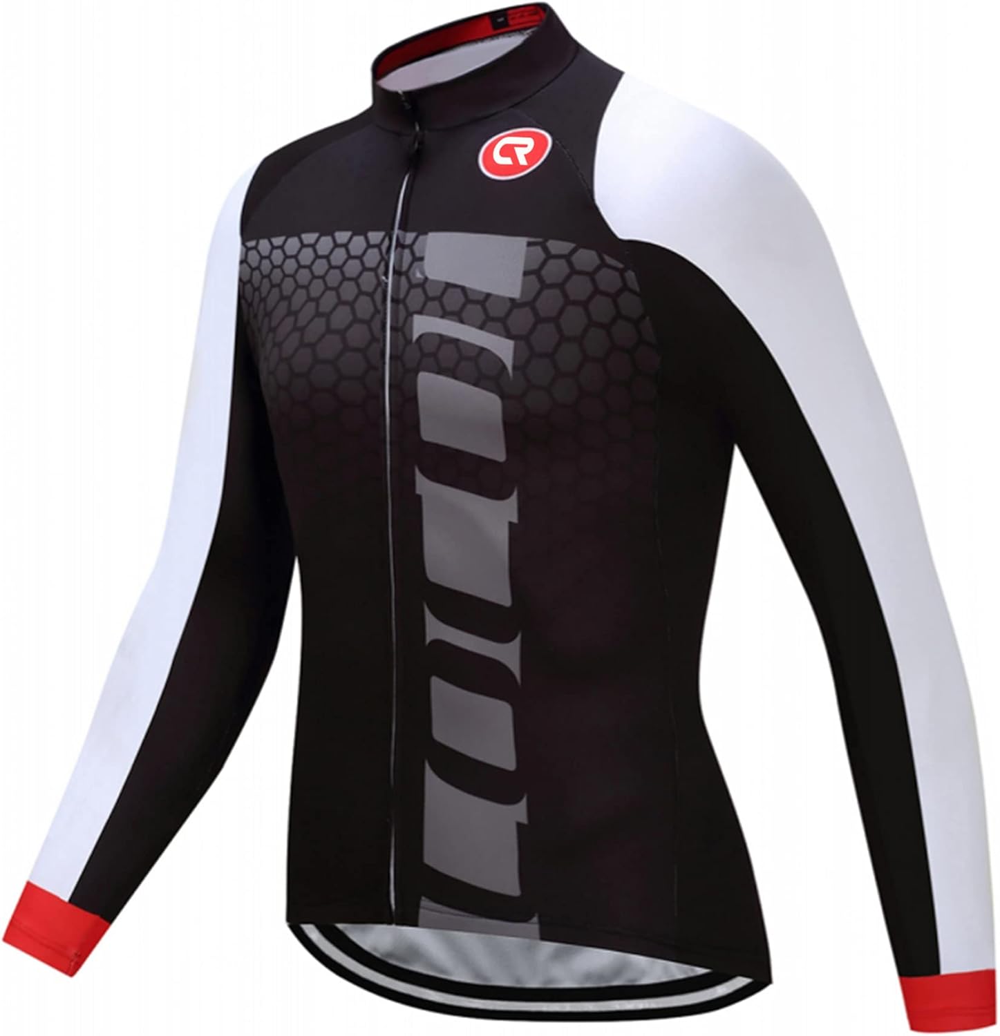 Coconut Ropamo CR Long Sleeve Cycling Jersey Mens, 3+1 Zipper Pockets Bicycle Tops Quick Dry Breathable Biking Shirt