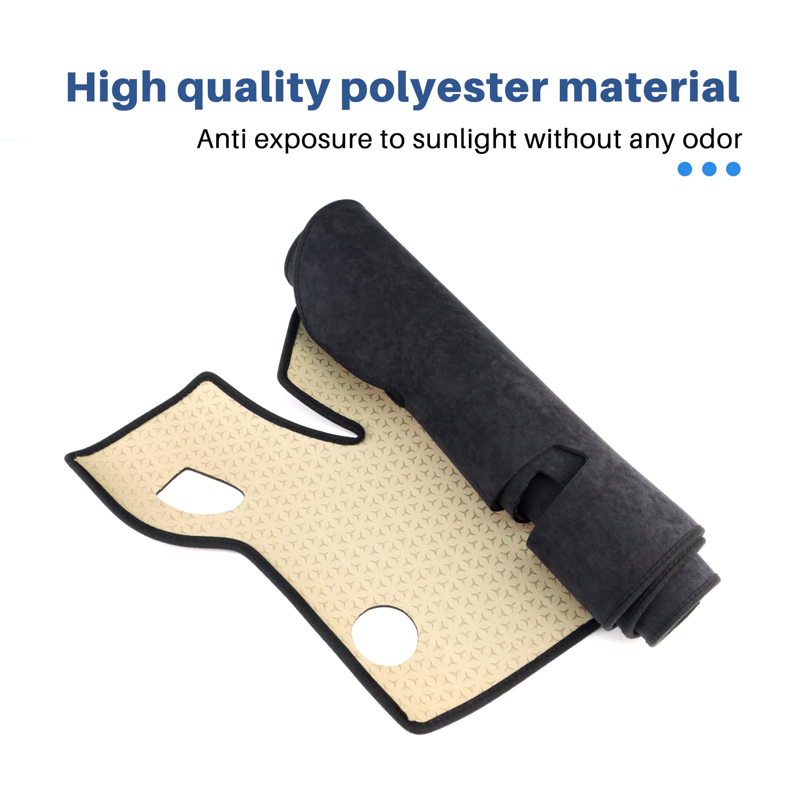 Protector solar para salpicadero de coche para Dacia Sandro Jogger 2021-2026, almohadilla resistente a los arañazos, alfombrilla antideslizante, cubierta de tablero de salpicadero, protector de