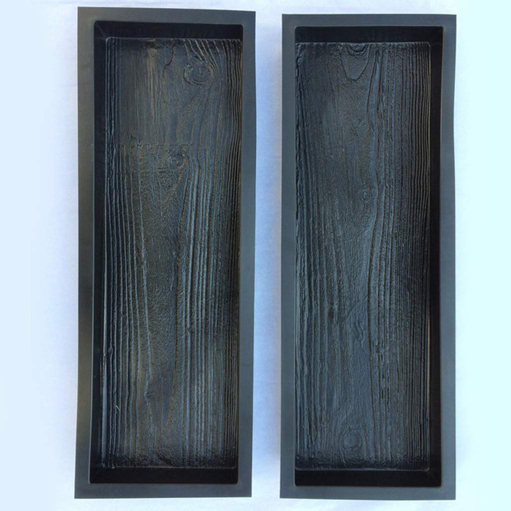 2pcs Tableros De Madera Viejos Molde De Hormigón Jardín De Piedra Patio
