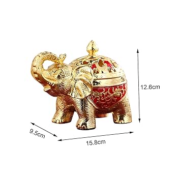 Amazon｜WeiLaiKeQi 金属象香炉香コーンホルダー香炉飾り空気