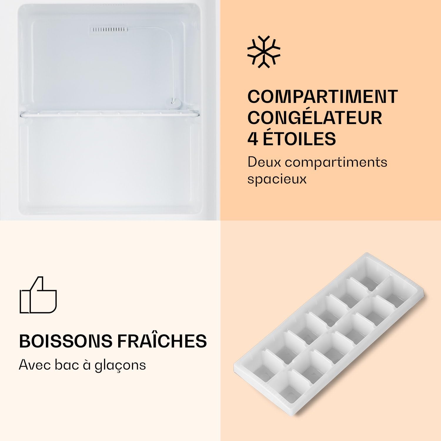 Mini congélateur KLARSTEIN Garfield Eco 34L - Gris Mini congélateur KLARSTEIN Garfield Eco 34L - Gris