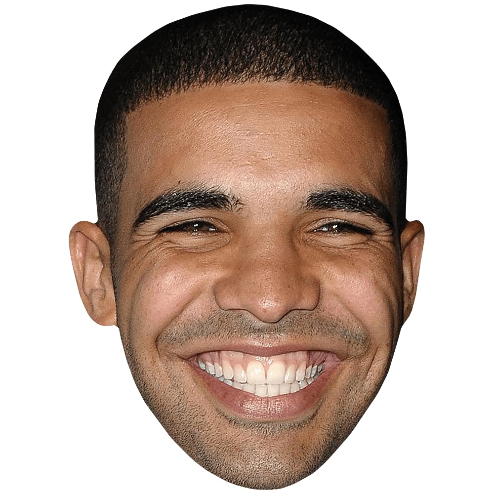 Drake (Young) Celebrity Mask, Flat Card Face, Fancy Dress Mask