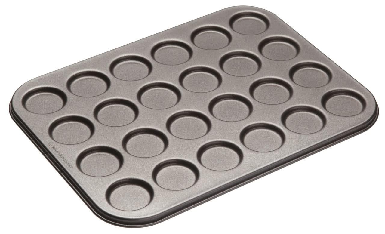 Masterclass Non-Stick 24 Hole Whoopie Pie Macaroon Pan - Grey