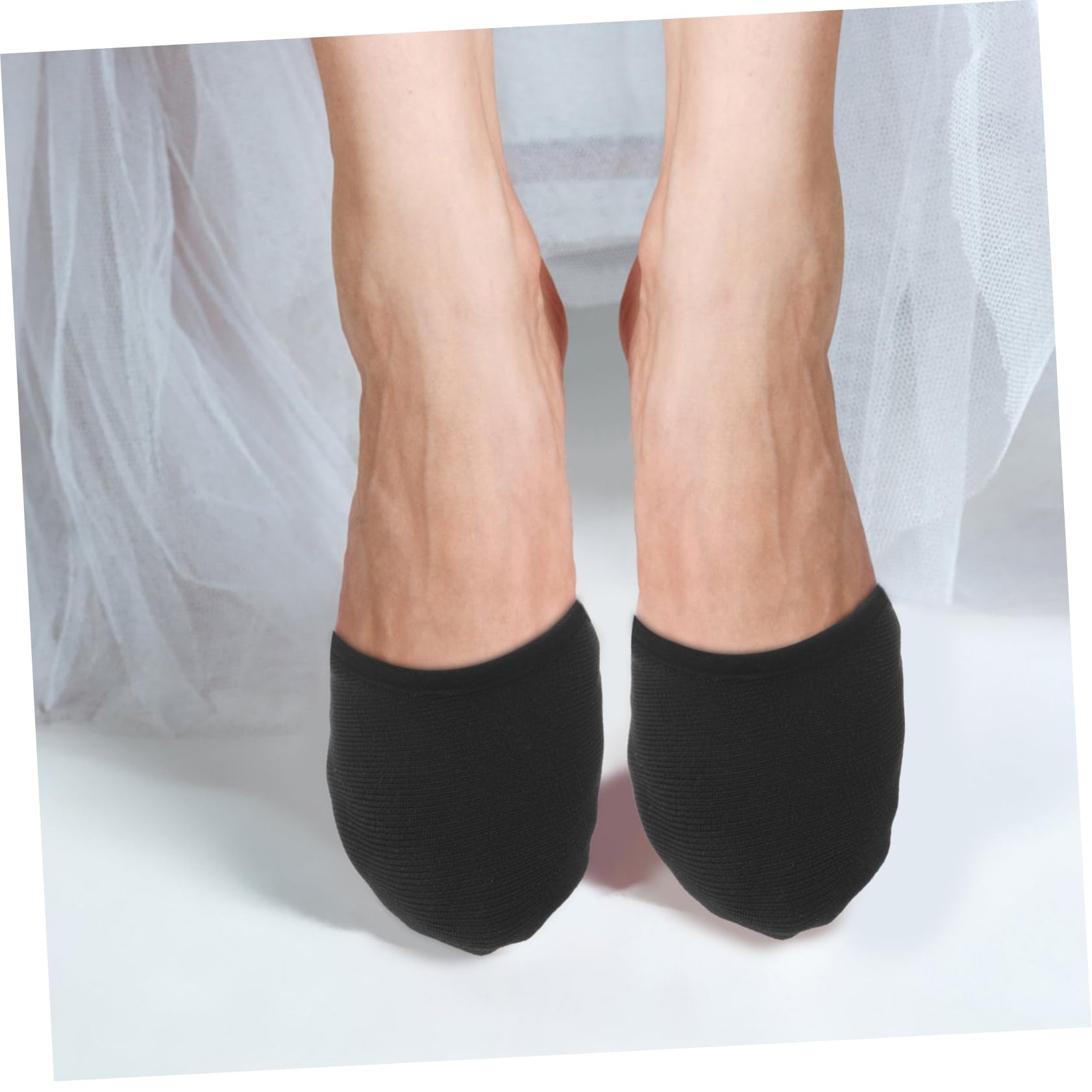 Didiseaon 1Pair Ballet Dance Toe Pads for Dancers Reusable Pointe Shoe Forefoot Cushions Comfortable Support for Practice Performance Slip Design for Women Ballet Shoes
