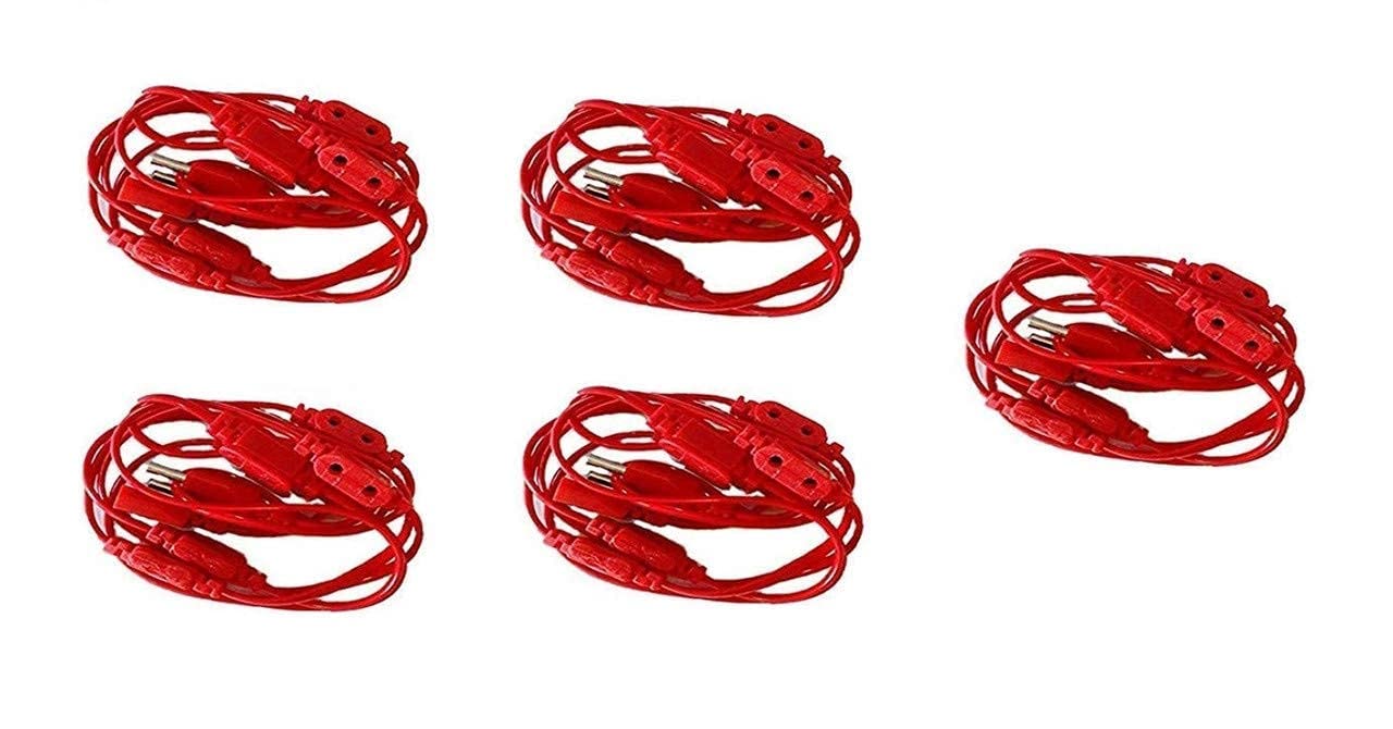 LED Power Cable/ 7 Connector Cable for Decorative LED Lights for Diwali Christmas Wedding/Jointer Cable for led Lights for Home Decoration/Diwali Lights Jointer Cable (Color May Vary) (Set of 5)-image-37
