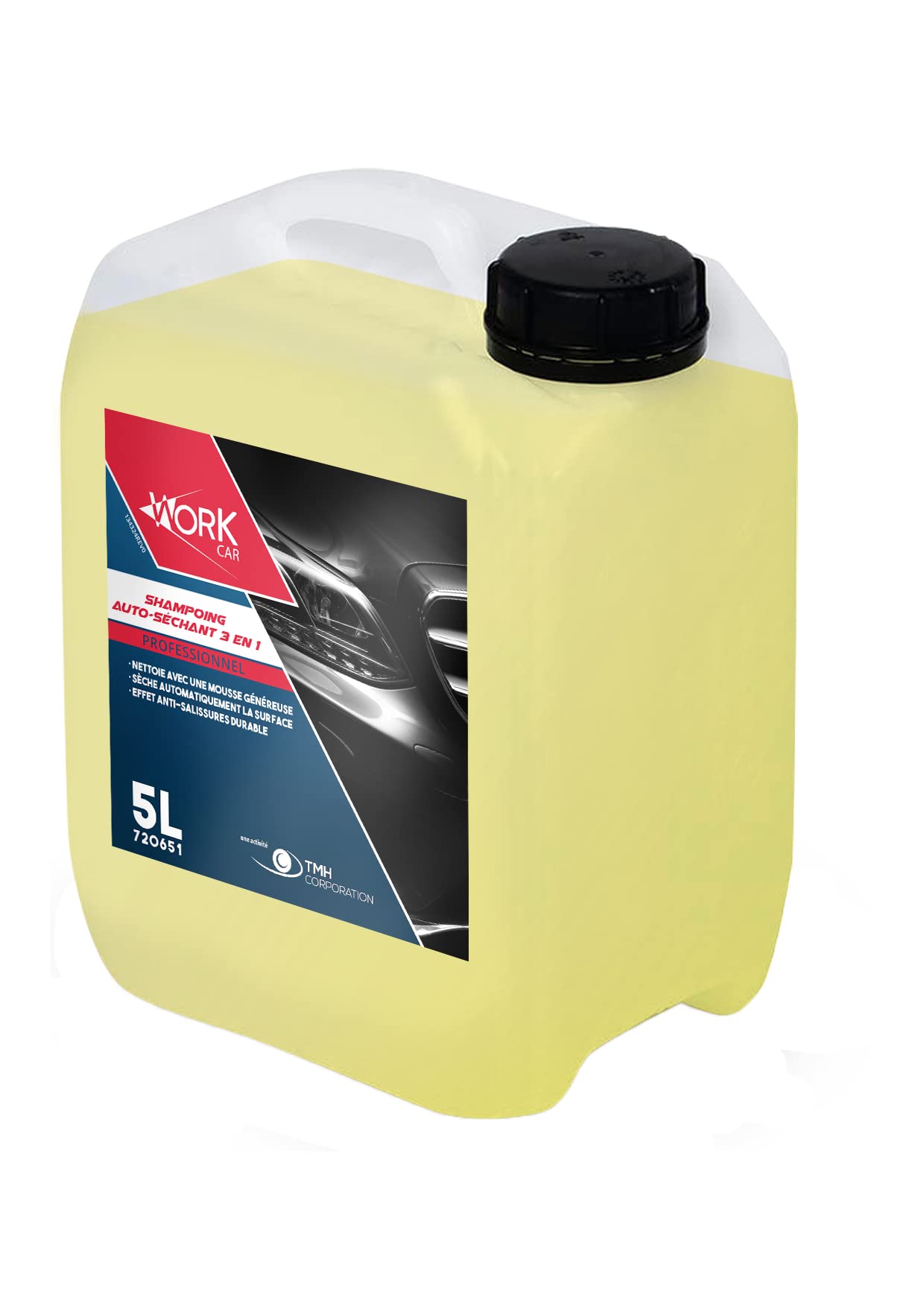 Shampoing voiture 5l Pro - auto sechant voiture 3 en 1
