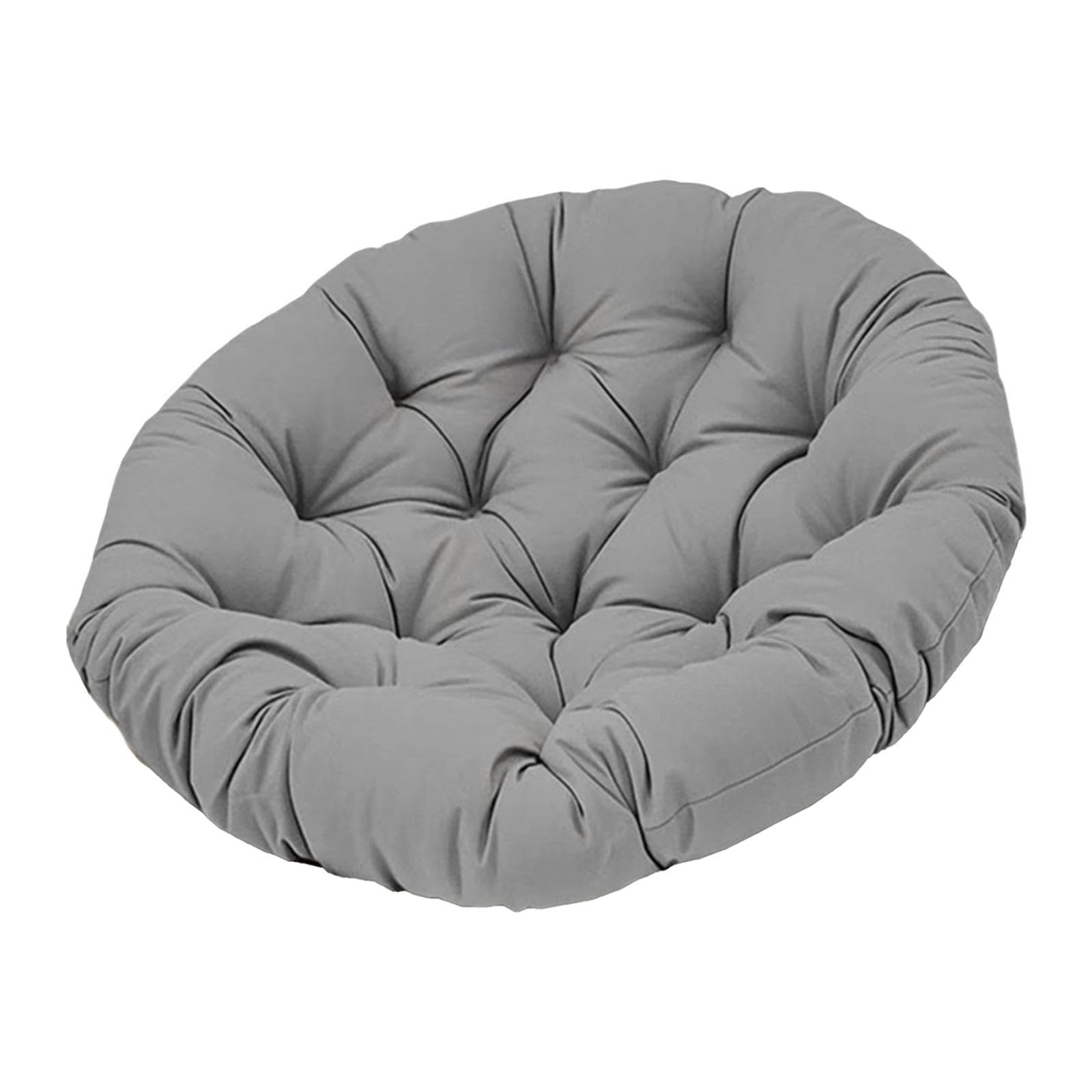 Cojín para Silla Colgante, cojín para Asiento de Exterior, para Silla Columpio Multiusos para Interior y Exterior, Gris