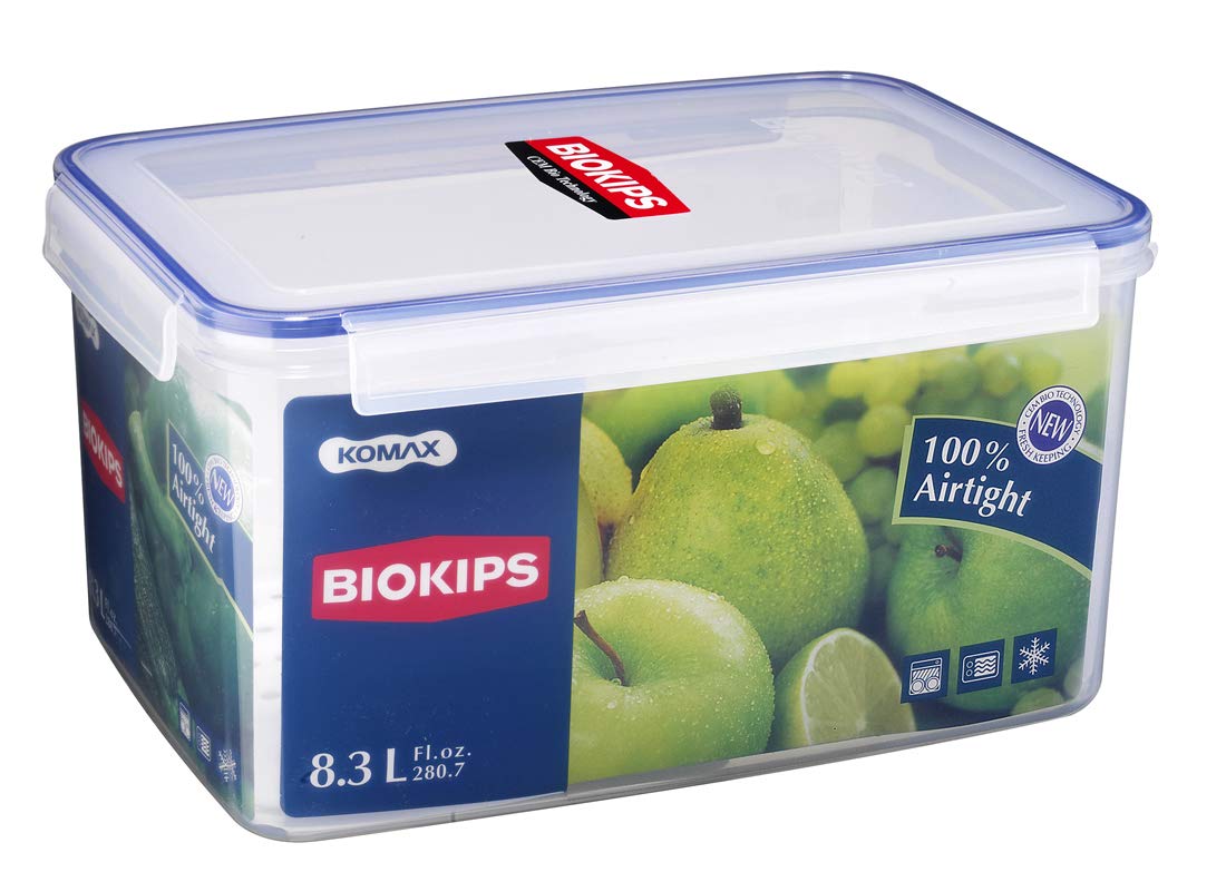 Komax Biokips R62 (8.3 Ltr) BPA Free Plastic Container I Safe Hygienic Airtight Food Storage Container I Microwave Dishwasher Freezer Safe |