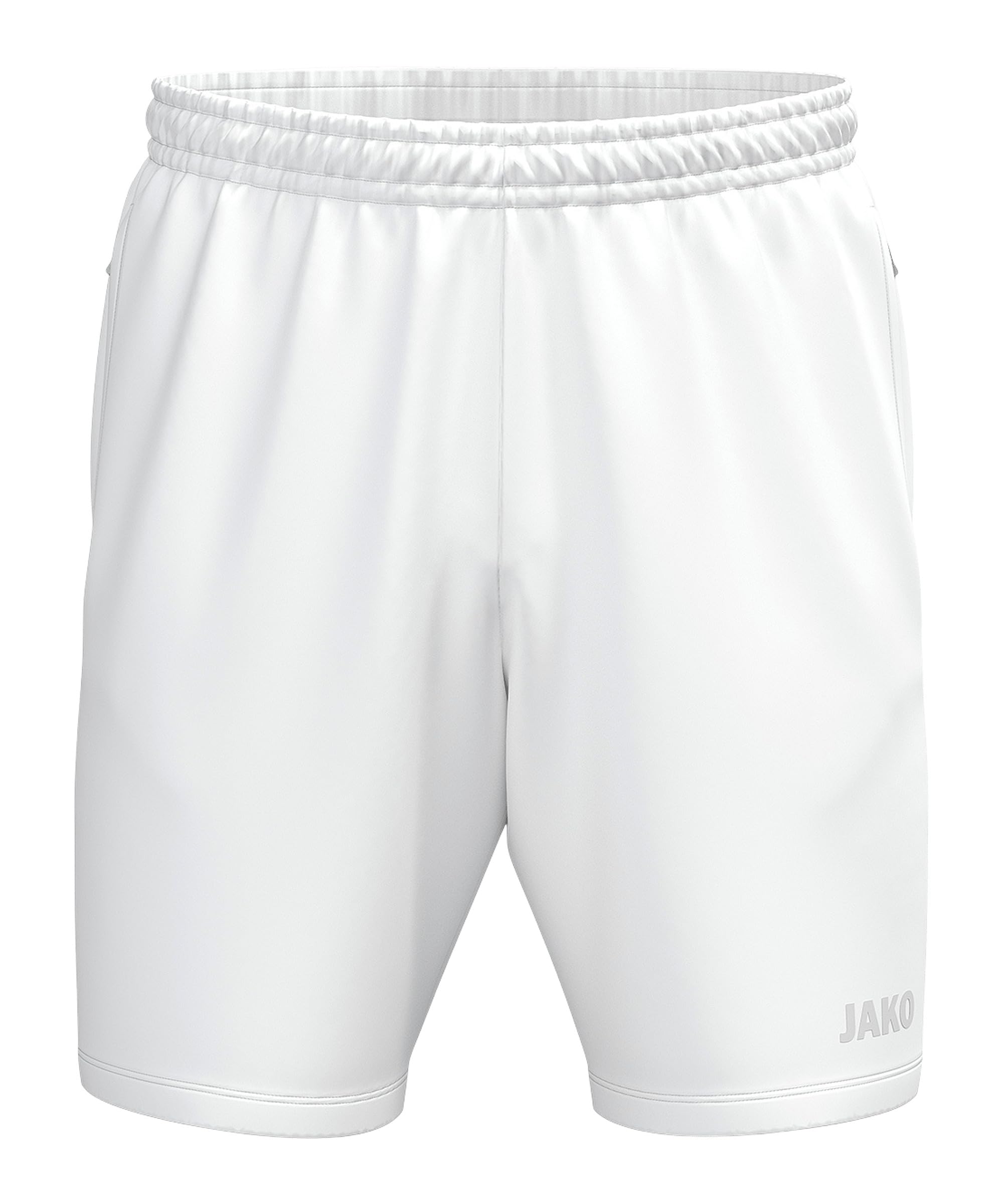 Jako Unisex Woven Shorts One, White, XL