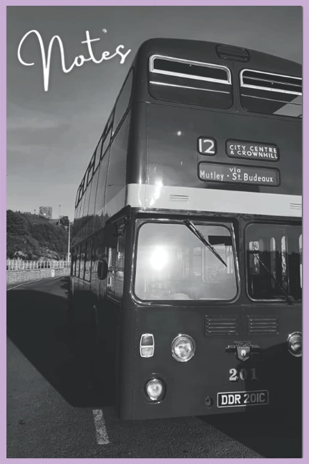 Bus in Plymouth: Plymouth transport vintage bus. 120 college lined pages