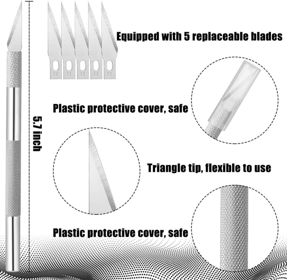 HOMSFOU 1set Car Window Tint Film Tool Kit Vinyl Wrap Tools Plastic Stainless Steel Easy Application for Installers Efficient Squeegees Cutting Knife for Smooth Finishing