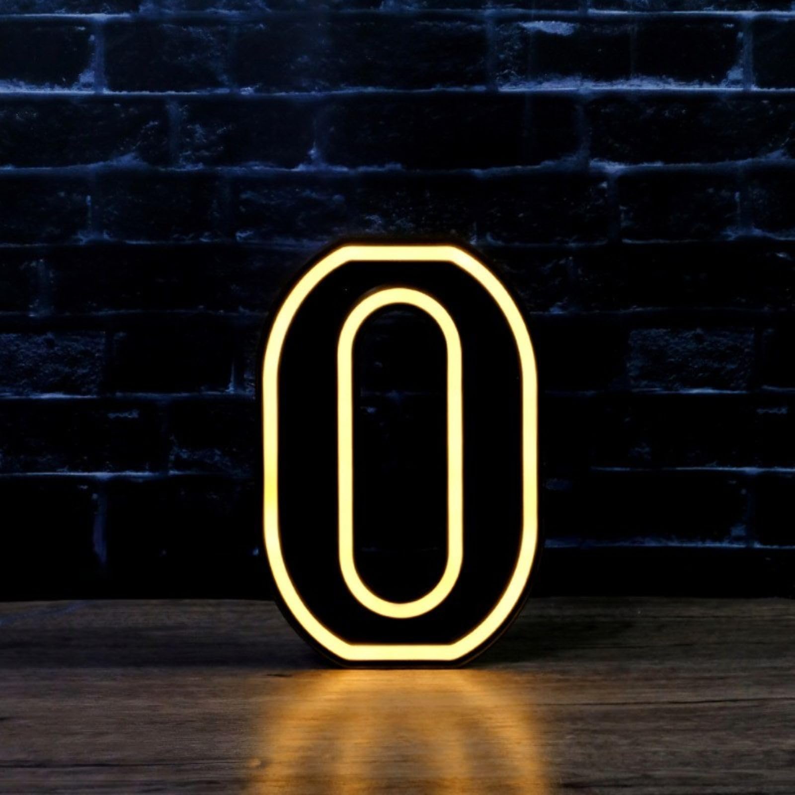 Jemnpela LED Marquee Letter Number Sign Lights Glitter Light Up Alphabet Figure Night Light for Birthday Party Wedding Home Bar Holiday Wall Decoration