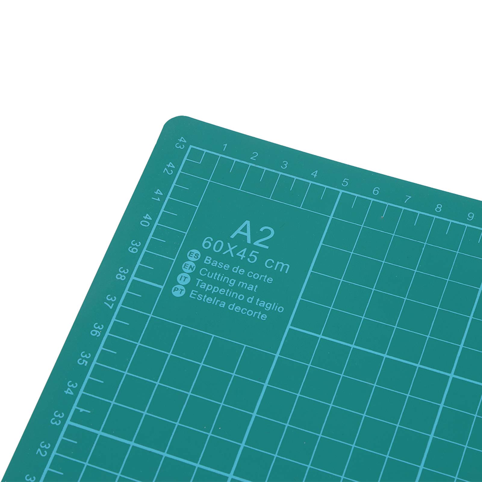 Hyuduo Tappetino da Taglio Autorigenerante A2, Tappetino in PVC a 5 Strati per Lavori Creativi, Strumento da Taglio Manuale da 23,6x17,7 Pollici per Hobbisti del Cucito