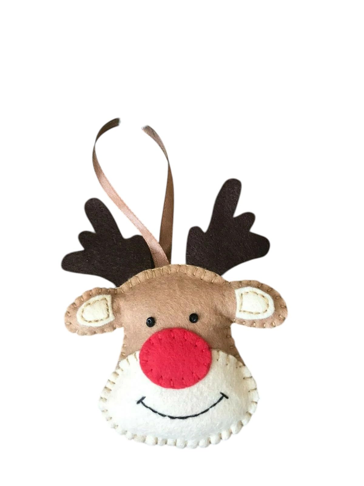 Handmade Felt Christmas Decorations Reindeer