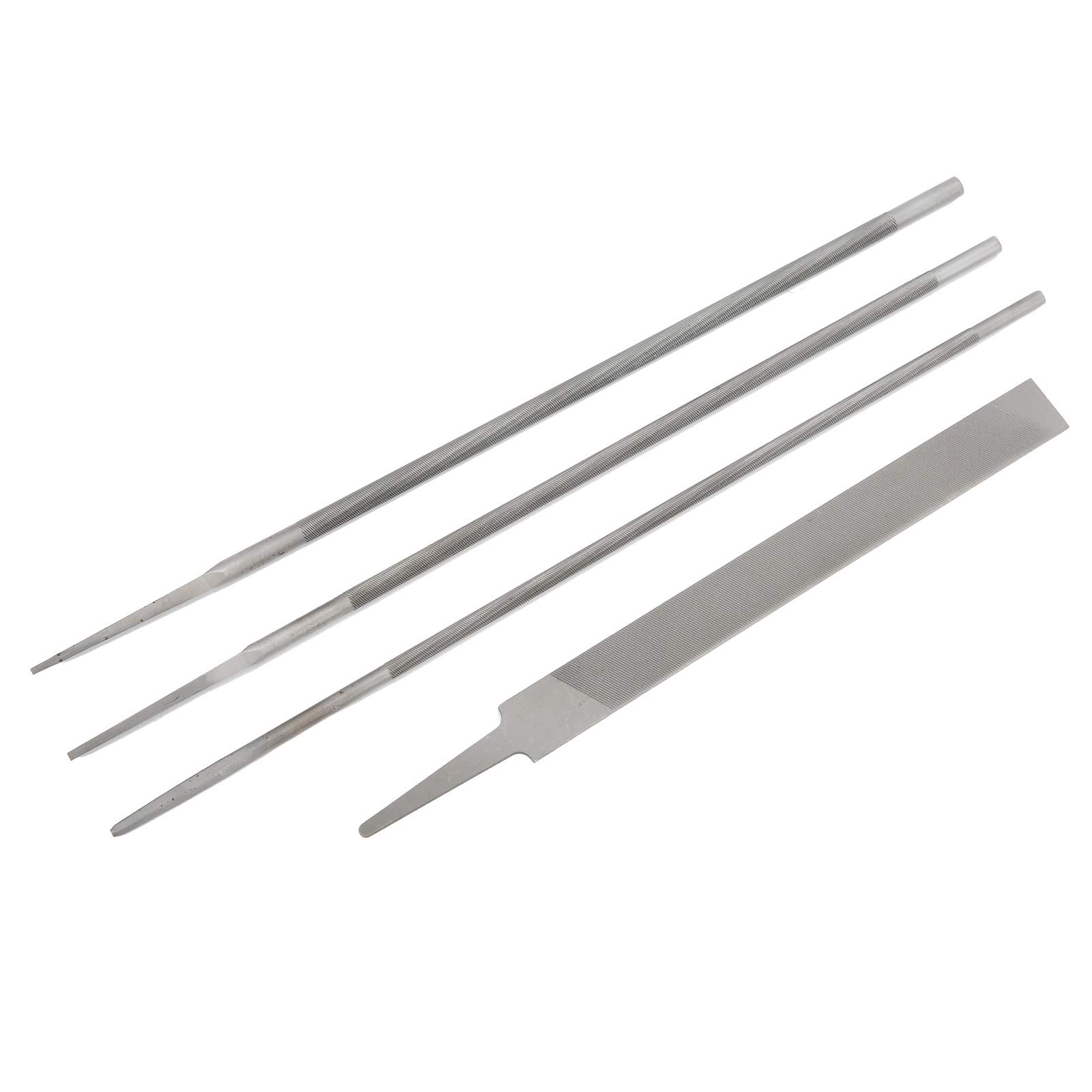 10pcs Blu Rotondo Rettangolo Motosega File Kit Rettifica Catena Seghe Strumento di Affilatura Motosega fisso set di file di rettifica