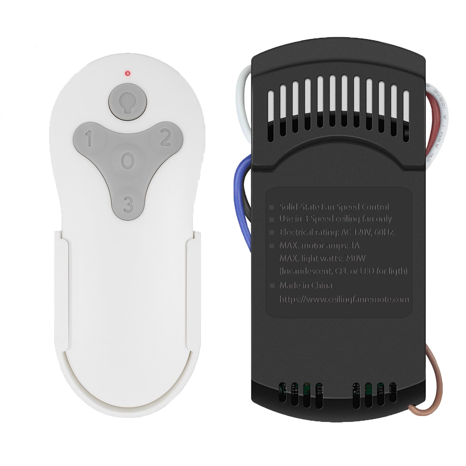 Universal Ceiling Fan Remote Control Kit Replacement for Harbor