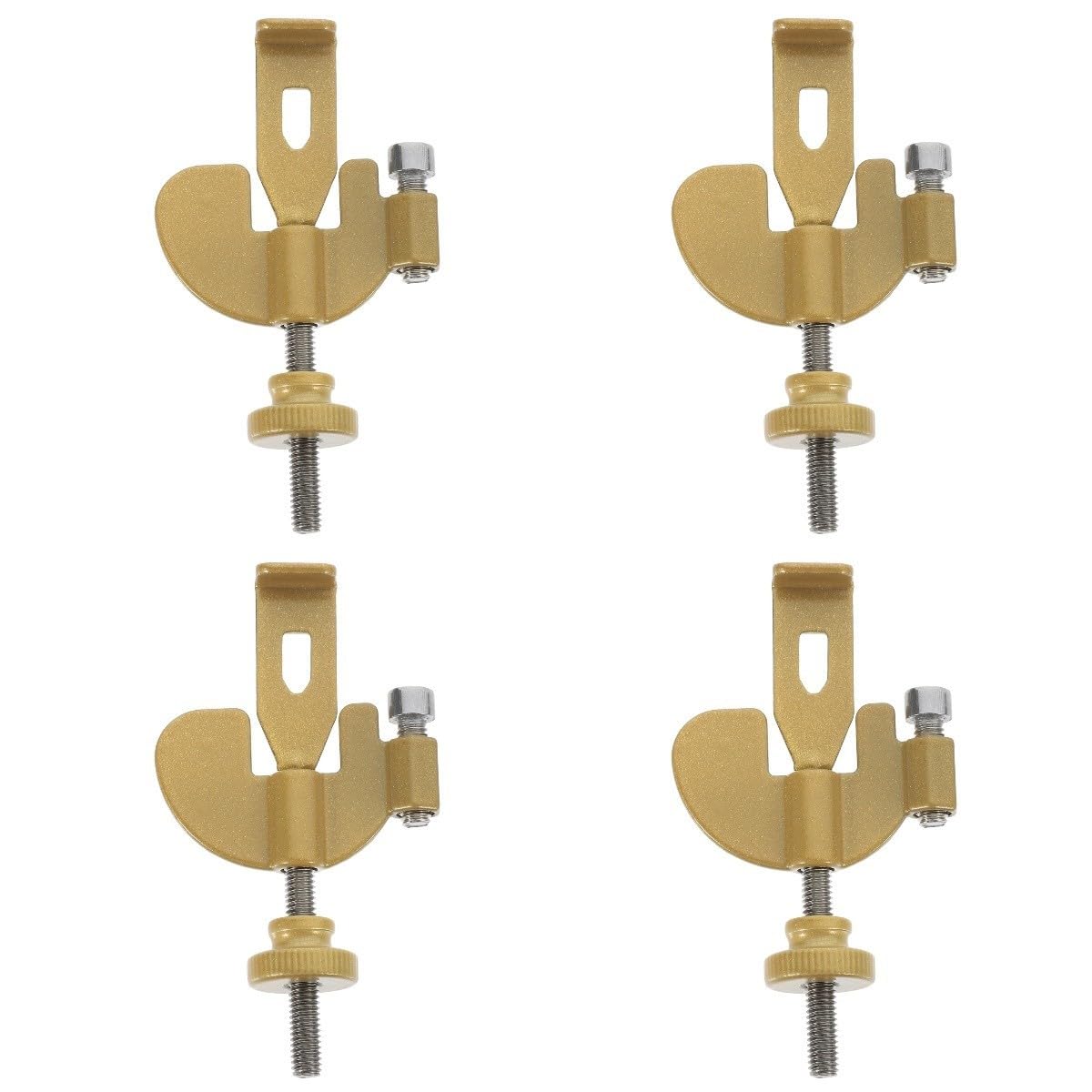 DOITOOL 4 Piezas Cerradura de Puerta Portátil Antirrobo para Bloqueo de Seguridad para Apartamentos Instalación sin Compacto para Casa y Dormitorios