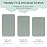 Yoofoss Pack and Play Sheets Fitted, Mini Crib Sheets 2-Pack for Pack N Play Mattress, Stretchy Playard Sheet, Soft and Breathable Green + Leaf