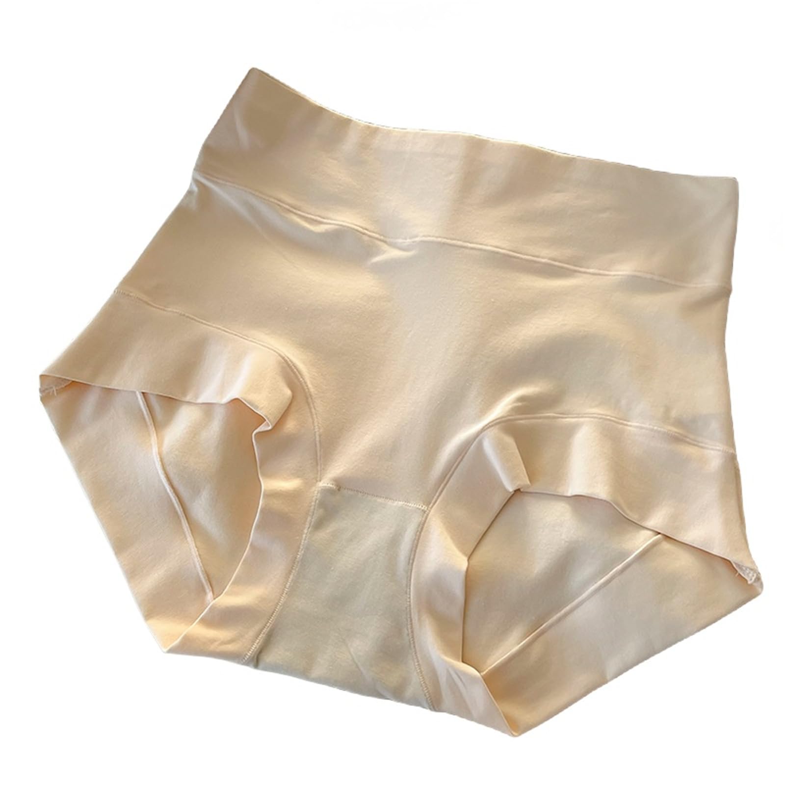 Culotte Hipster Donna Biancheria Intima A Vita Alta da Donna in Cotone A Fiocco Lungo 3 Confezioni-B-M 40-50Kg