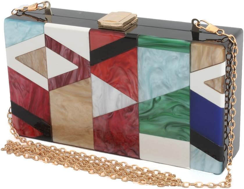 LETODE Acrylic Clutch Bags Purse Perspex Bag Handbags for Women - Image 6