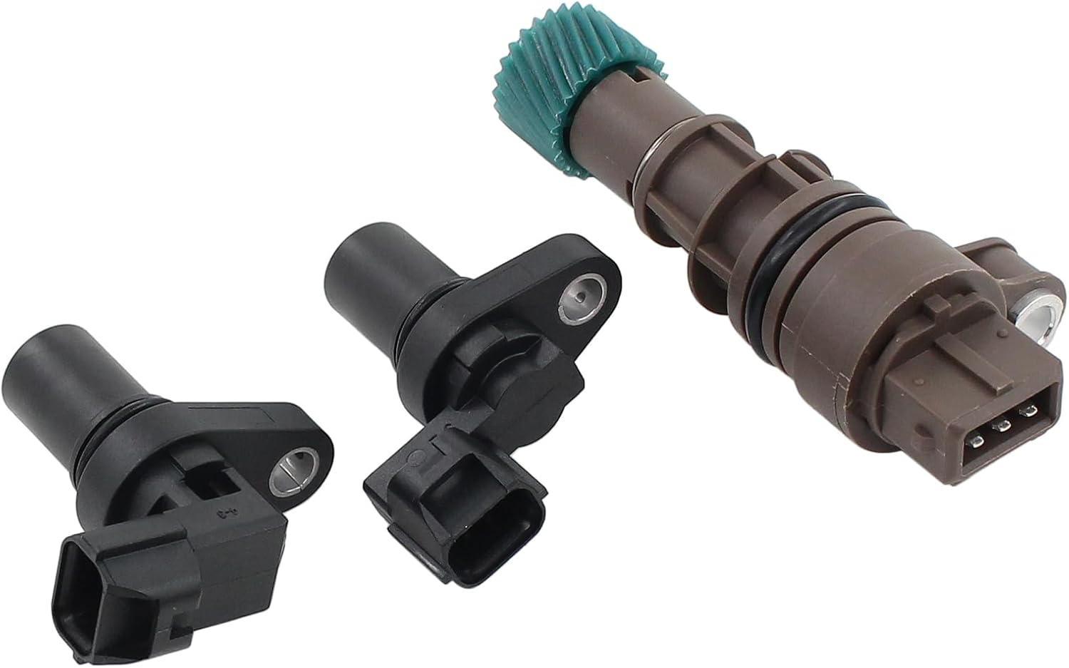 MOTOKU 3Pcs Auto Transmission Input Output Speed Sensor Kit for Mitsubishi F4A41 F4A42 F4A51 F5A51 Elantra Tiburon Sonata Azera Sportage Optima Rondo Sedona Sebring Stratus