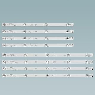 (8pcs) LED Backlight Strips for TCL TOT_55D2900 55D2900 A/B JL.D55051330-004ES-M 55S401 55S403 55S405T 55S405LAAA 4C-LB5504-YH 4C-LB5505-YH 55S401LDAA 55S401TAAA 55S403TFAA 55S405TBBA 55S405TKAA