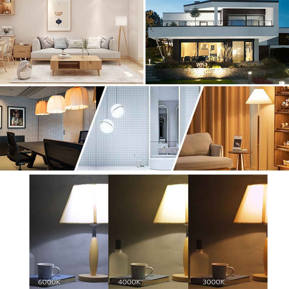 Lampadina LED G12 15W 1500 Lumen, Attacco G12 A Due Pin Equivalente Alogena 150w 100 277v Ca Non Dimmerabile Confezione Da 3 3000k 98485494 - Foto 3