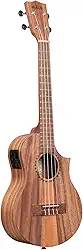 Ukulele Tenor Tri-Top Teca com Corte e EQ