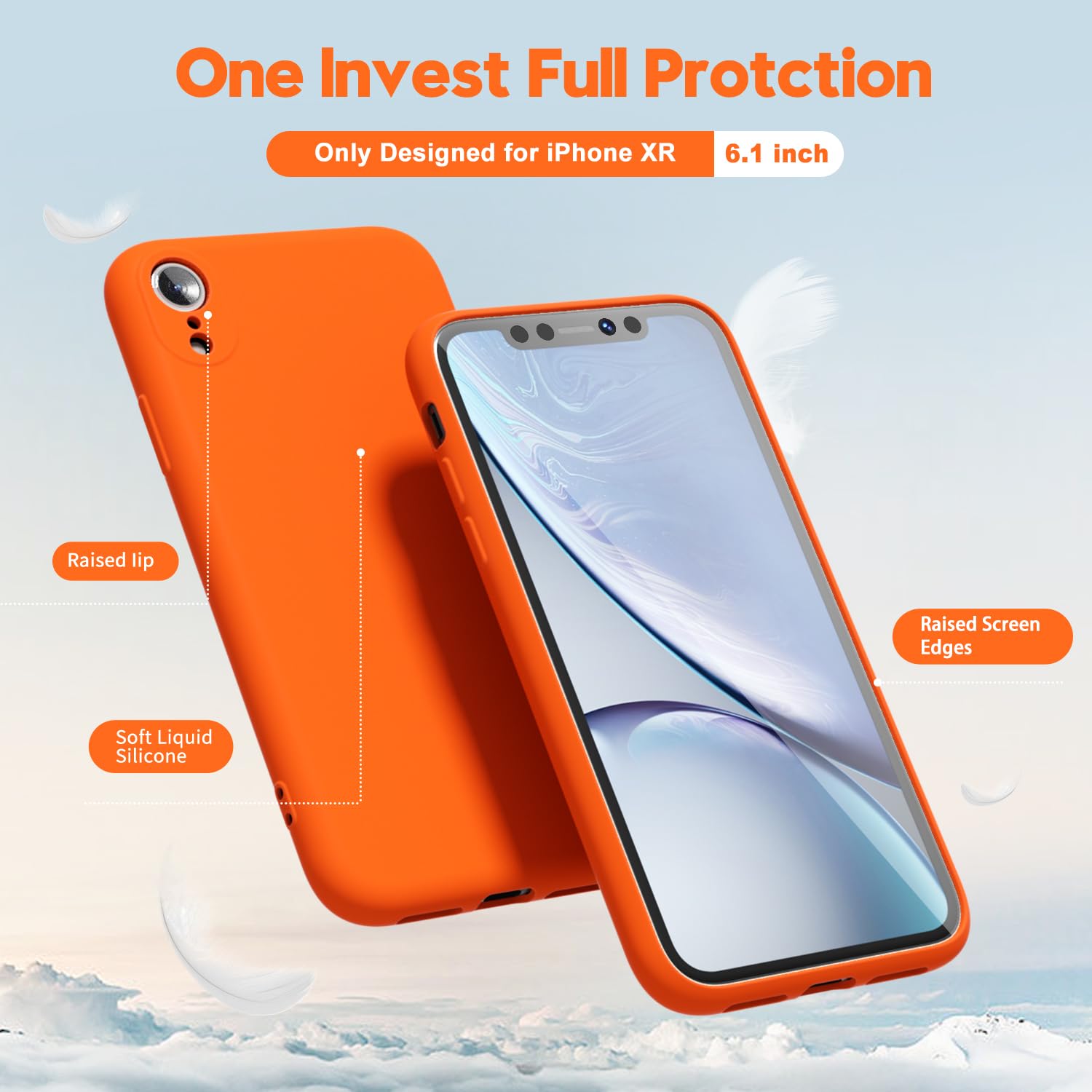 oakxco for iPhone 16 Pro Max Case Liquid Silicone, Soft Rubber Gel Elegant Aesthetic Basic Simple Cover, Cute Thin Slim TPU Matte Solid Color Plain Smooth Case for Women Girl, Light Pink — view 306