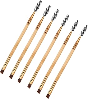FUOYLOO 6pcs Double Ended Eyebrow Brush and E...