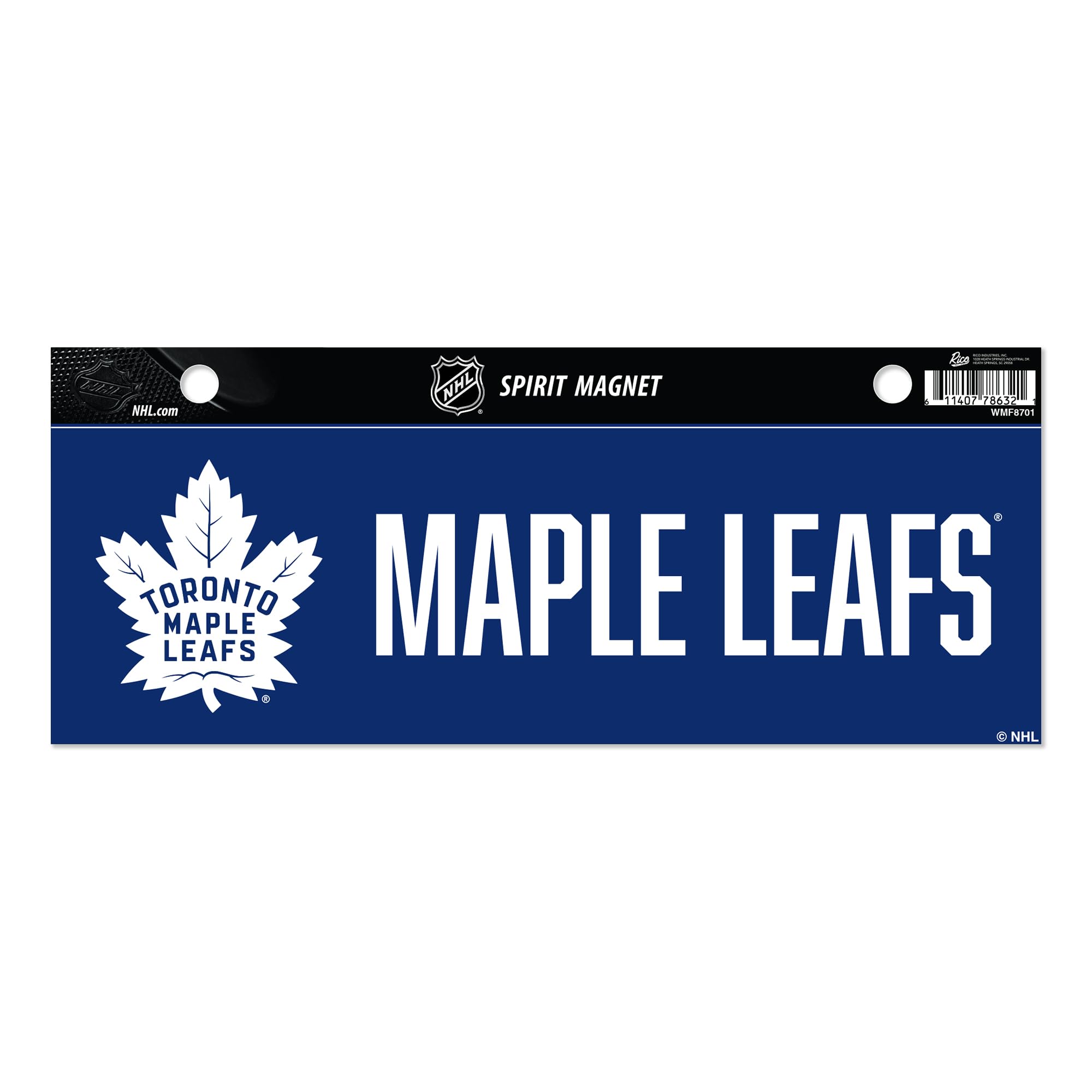 Rico Industries NHL Hockey Toronto Maple Leafs 4 x 10 Team Spirit Magnet - Car, Home Décor - Refridgerator, Office, Kitchen