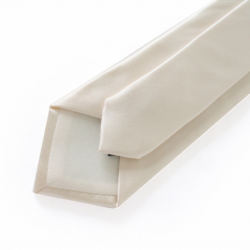 Corbata de Seda de Seda de Los Hombres de 7 cm de Ancho Versión Del Vestido Profesional,Blanco,145 * 7 * 3.5 cm