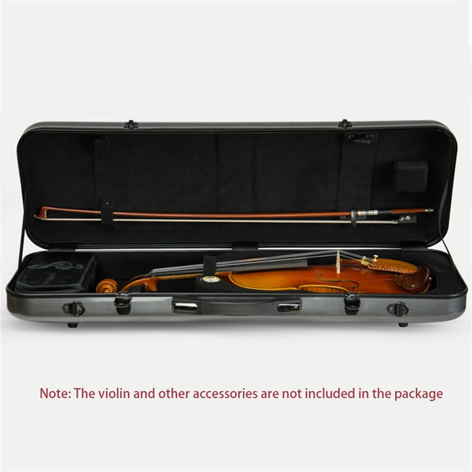 Amazon.co.jp: ブラック バイオリン ケース 4/4 炭素繊維長方形