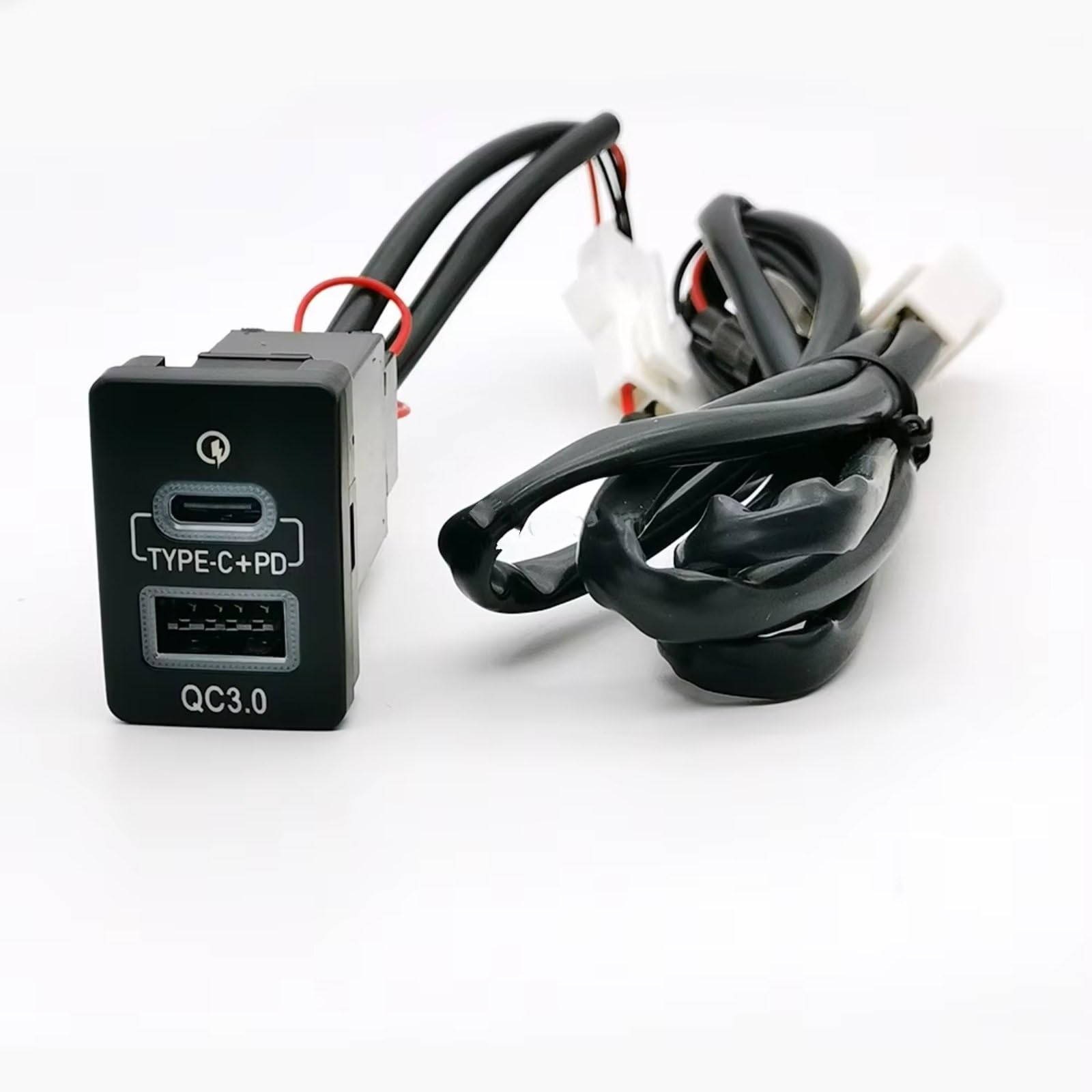 Presa USB Presa Ausiliaria Compatibile Con Toyota Per Camry Per Prius 2007-2014 Auto Tipo C PD QC3.0 Adattatore Di Ricarica Doppio Telefono Presa USB