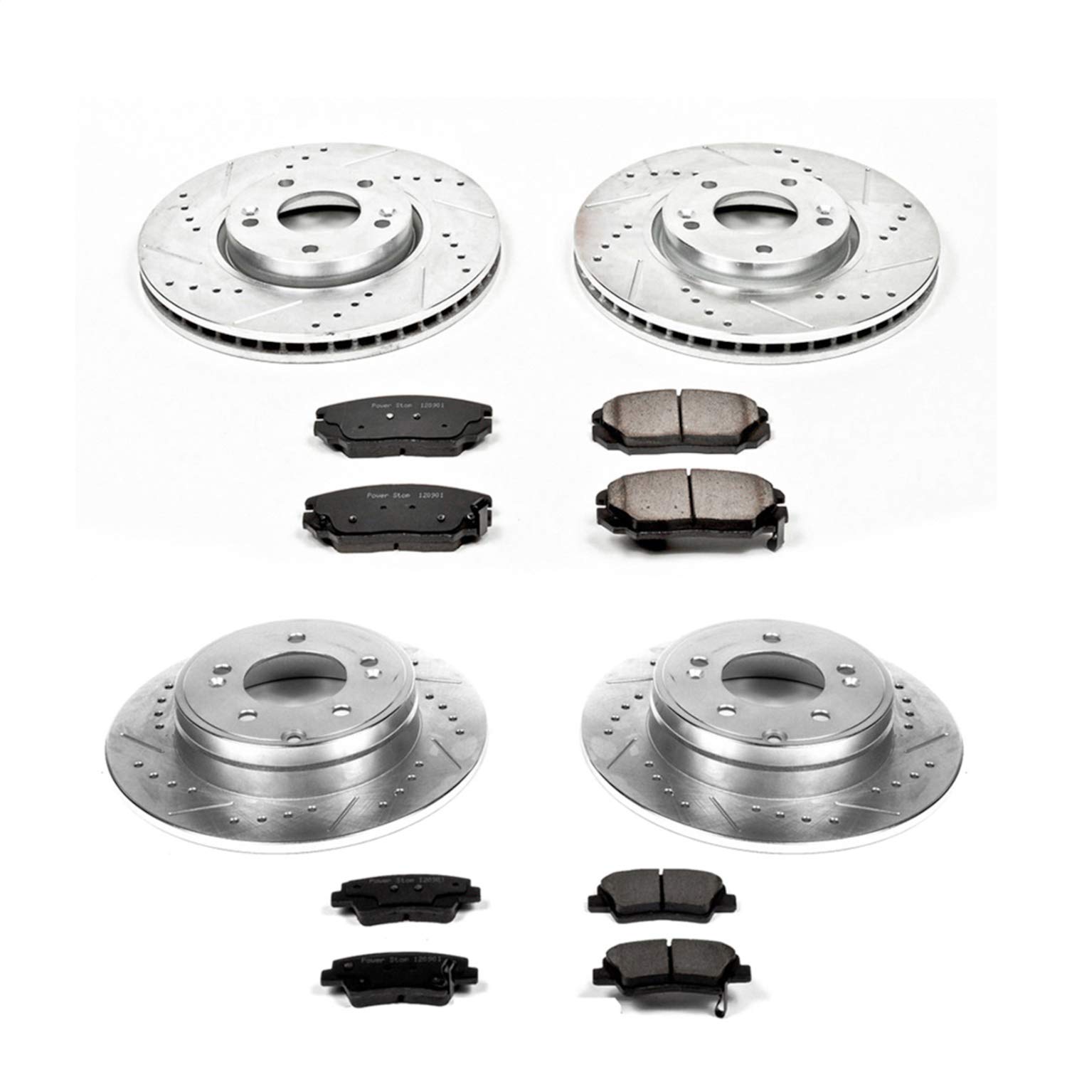 Amazon.com: Power Stop K5375 Front and Rear Z23 Carbon Fiber
