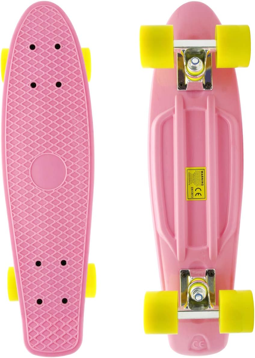 M Merkapa Complete 22 inch Cruiser Skateboard for Youth, Beginners