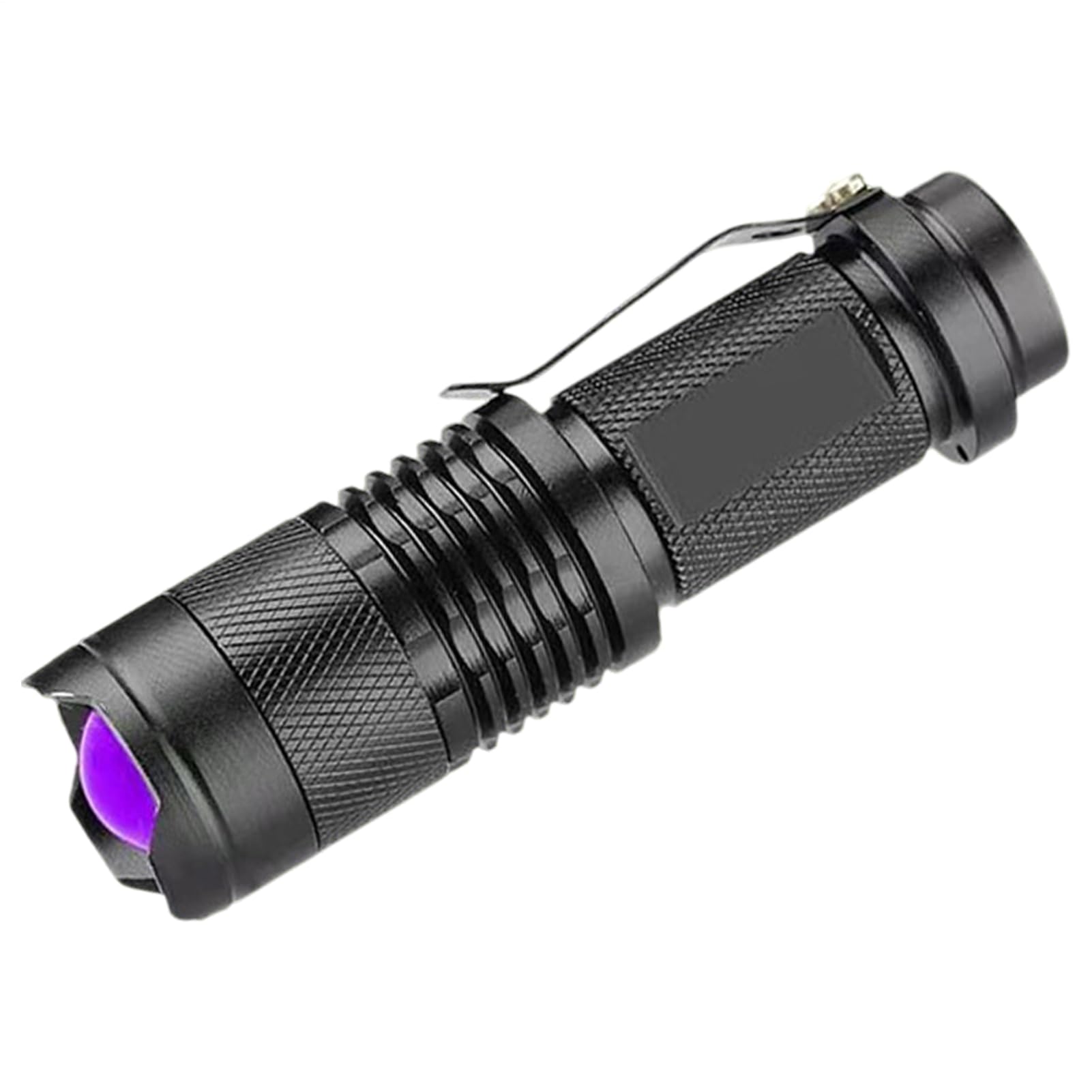 Linterna UV – Linterna UV, detector de luz negra ultra violeta de 395 NM – Linterna de mano portátil LED, aleación de aluminio AA/batería de litio – Enfoques ajustables para de