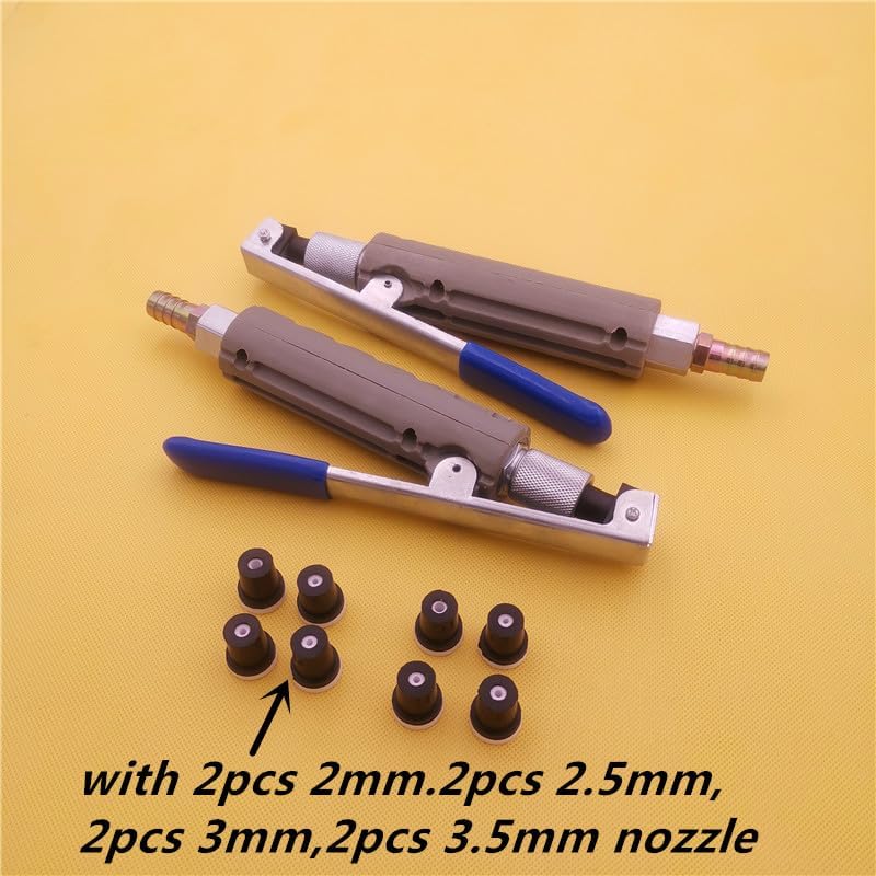 for 5-20 Gallon Mobile Pneumatic Sandblasting Blasting Machine Tool Portable Rust Blasting Nozzle Heads Sand Blaster Nozzle(2set)