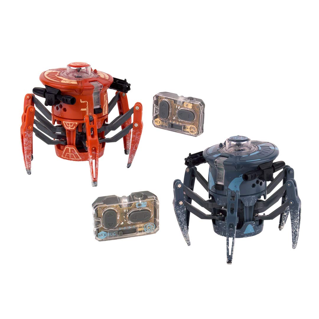 HEXBUGBattle Spider 2.0 Dual Pack Blue and Orange, One Size