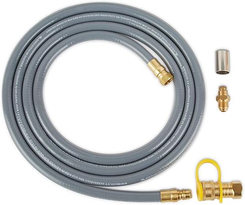 Miniatura 6 de Real Flame Lanesboro - Chimenea rectangular de propano  Quemador de acero inoxidable, vidrio negro fuego, cubierta de almacenamiento, kit de