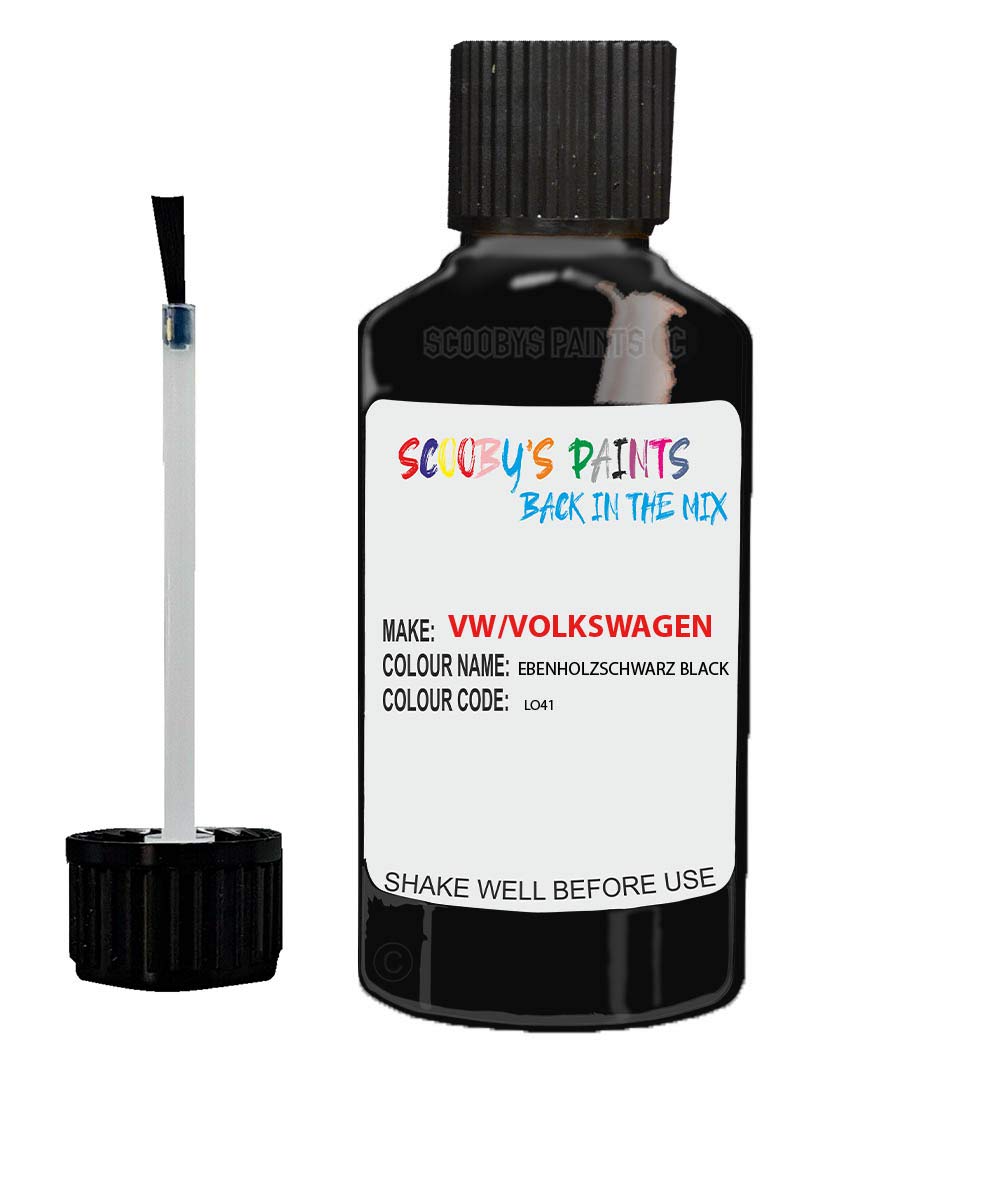 Irish Charm Plaques Black Scobby Paints Car Scratch Repair Touch Up Paint 30Ml Compatible With Vw Ebenholzschwarz L041/Lo41
