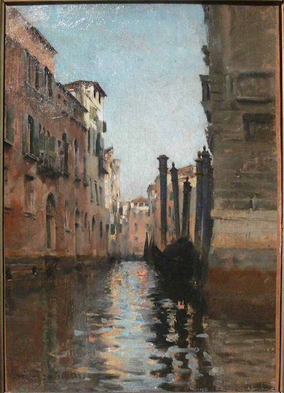 Peinture murale Vésuve Elihu Vedder pour vibrer d'art italien